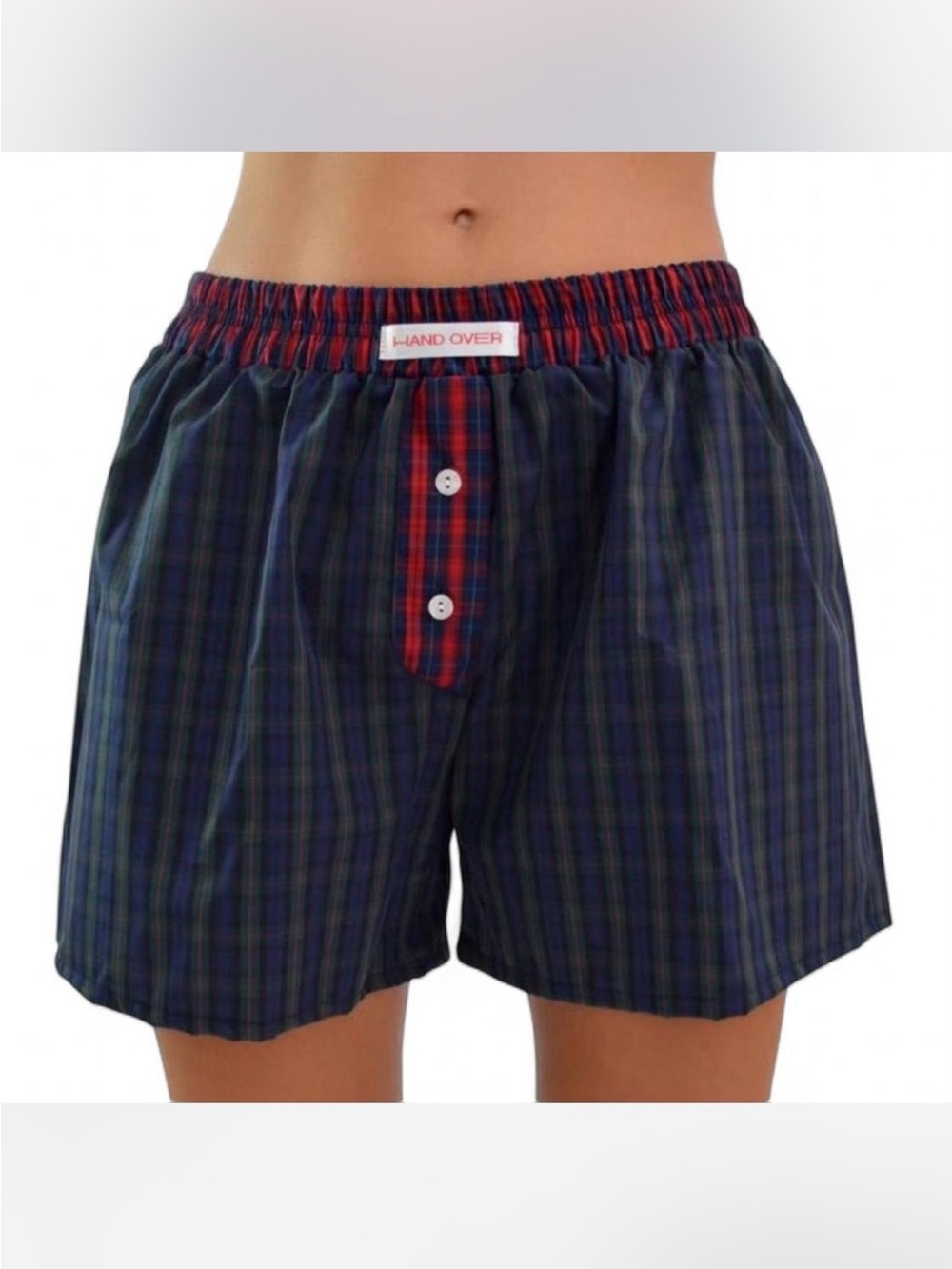 Hand Over Ex-Boyfriend Gonzalo Plaid Boxer Shorts